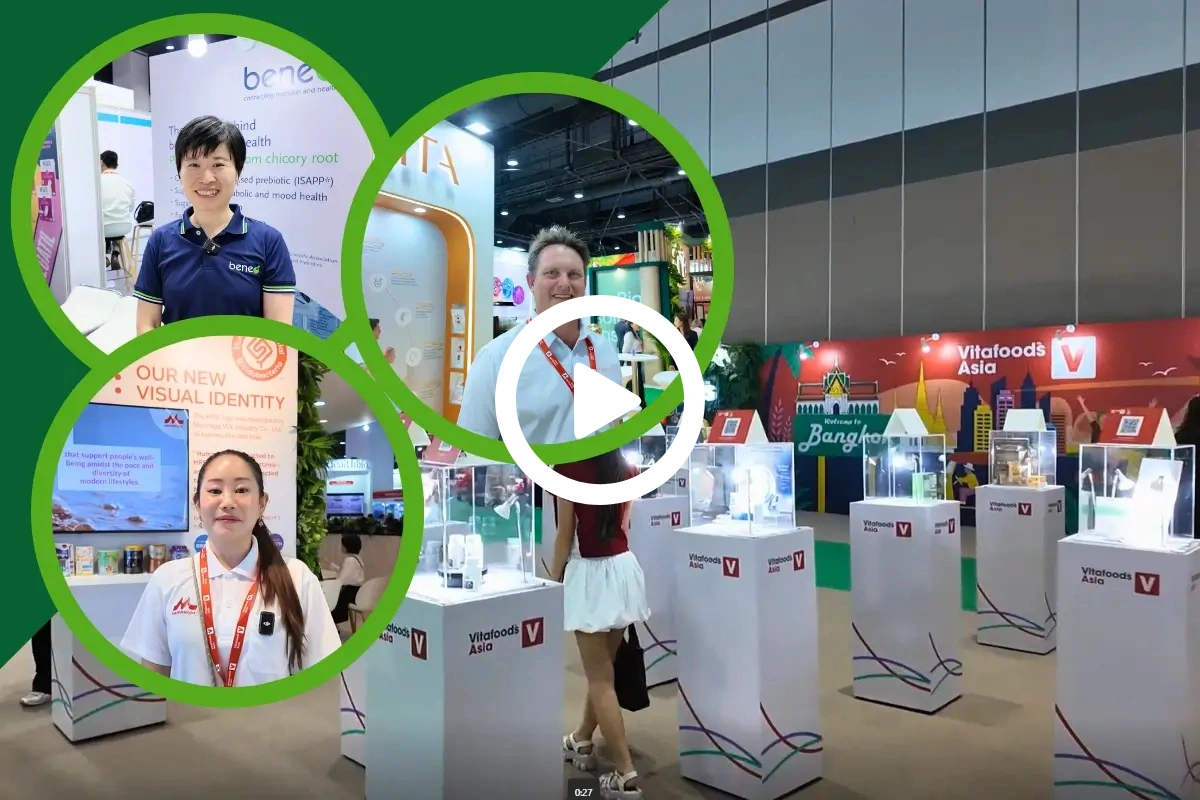 Beneo, Gelita, and Morinaga Milk at Vitafoods Asia